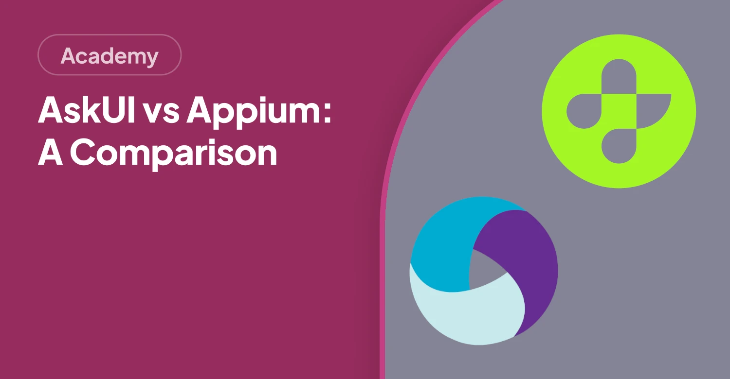 AskUI vs. Appium: Which UI Automation Tool Is Right for You?